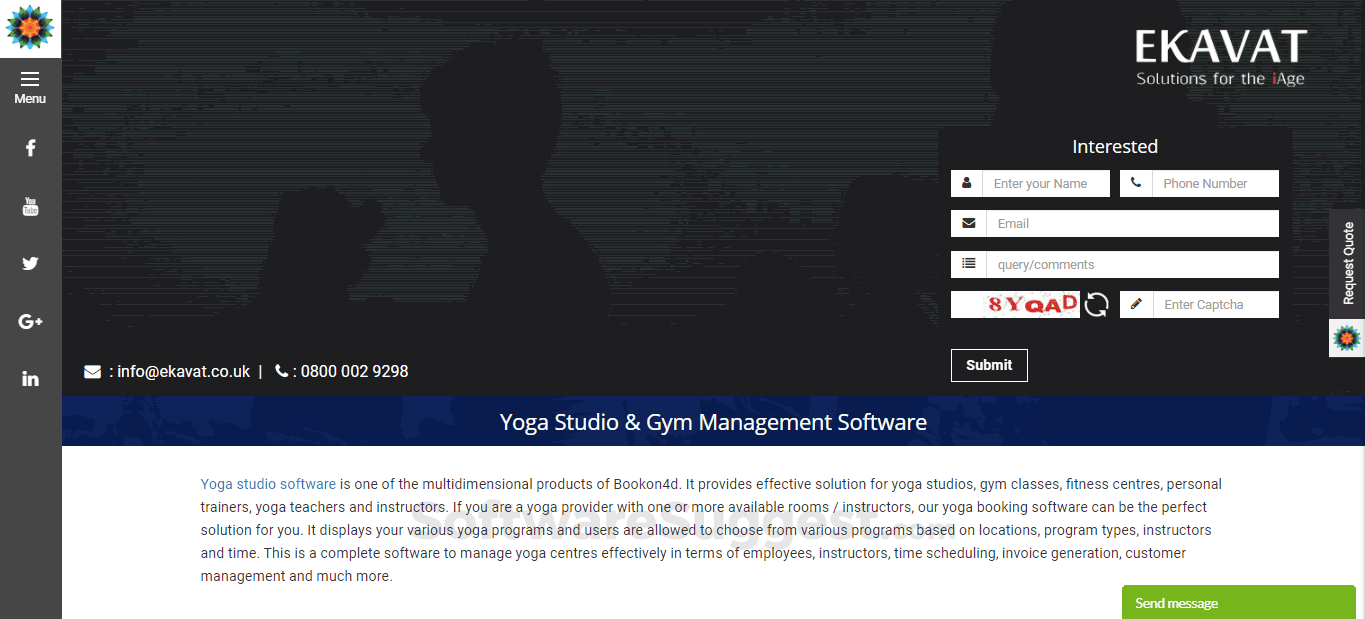 4d Yoga and Fitness Screenshot1